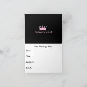 Invitation C'est la fête de la princesse ! (Intérieur)