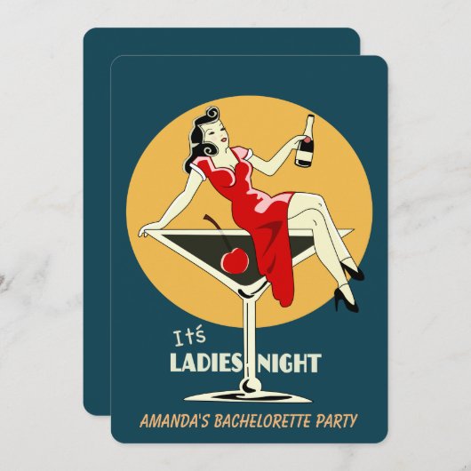 Invitation C'est la nuit des dames (Devant / Derrière)