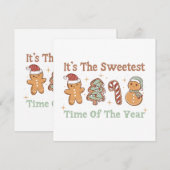 Invitation C'est la période la plus douce de l'année Cute Fun (Devant / Derrière)