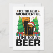 Invitation C'est la période la plus merveilleuse pour un Père (Devant)