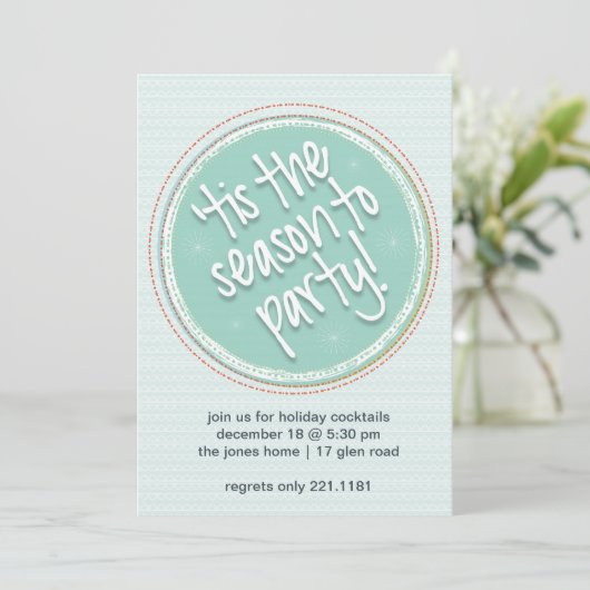 Invitation 'C'est la saison (Debout devant)