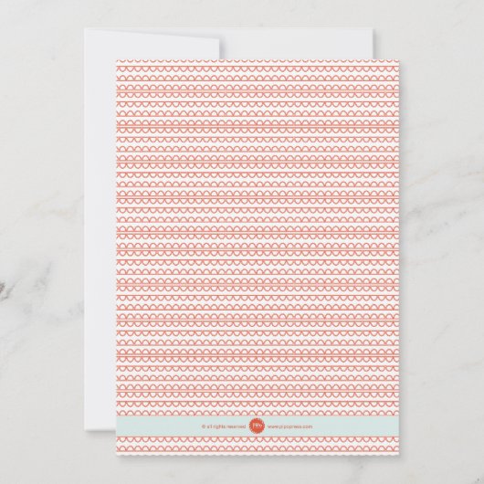 Invitation 'C'est la saison (Dos)