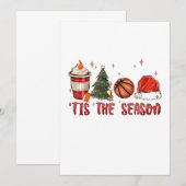 Invitation C'est la saison Basketball de Noël  (Devant / Derrière)