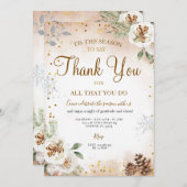 Invitation C'est la saison De Dire Merci (Devant / Derrière)