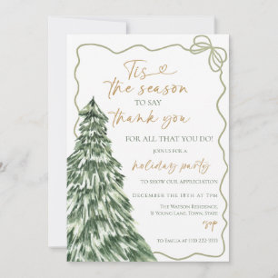 Invitation C'est la saison de dire merci Fête de fin d'année