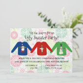 Invitation C'est la saison de l'invitation de la fête du pull (Debout devant)