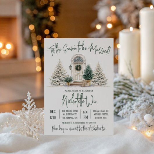 Invitation C'est la saison des mariages ! Shower de mariage