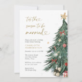 Invitation C'Est La Saison D'Être Marié Fête des mariées De V (Devant)