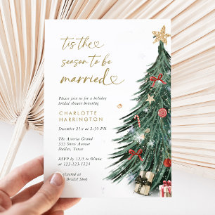 Invitation C'Est La Saison D'Être Marié Fête des mariées De V