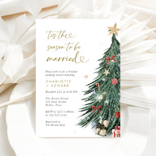 Invitation C'Est La Saison D'Être Marié Mariage D'Hiver Douch