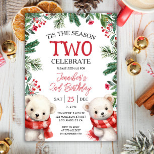 Invitation C'est la saison DEUX Les ours polaires fêtent le