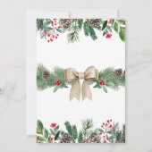 Invitation C'Est La Saison Deux | Ours polaires 2e anniversai (Dos)