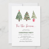 Invitation C'est la saison... Fête de Noël (Devant)