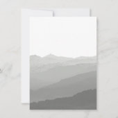 Invitation C'est la saison Flocon de neige | Vacances multiph (Dos)