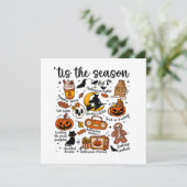 Invitation 'C'est la saison Halloween Doodles (Debout devant)