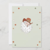 Invitation C'Est La Saison Père Noël Noël Anniversaire (Dos)