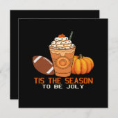 Invitation c'est la saison pour être jolis noël (Devant / Derrière)