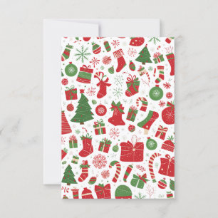 Invitation C'est la saison pour être joyeux