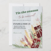 Invitation "C'est la saison pour être marié" - Mariage de Noë (Devant)