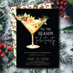 Invitation 'C'est la saison pour être Toasty! Cocktail
