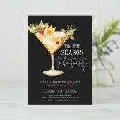 Invitation 'C'est la saison pour être Toasty! Cocktail (Debout devant)