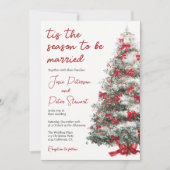 Invitation C'est la saison pour se marier Shower de mariage d (Devant)