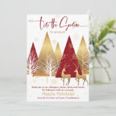 Invitation 'C'est la saison Red Stylisated Business Appréciat (Debout devant)