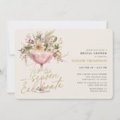 Invitation C'est la saison Taupe Fête des mariées d'hiver (Devant)