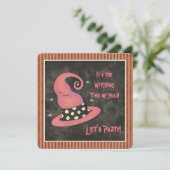 Invitation C'est la sorcière de l'année Halloween sorcière (Debout devant)