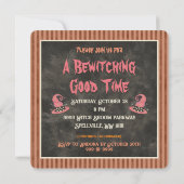 Invitation C'est la sorcière de l'année Halloween sorcière (Dos)