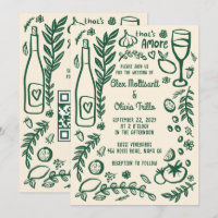 C'est l'Amore Nourriture Italienne Mariage Partie