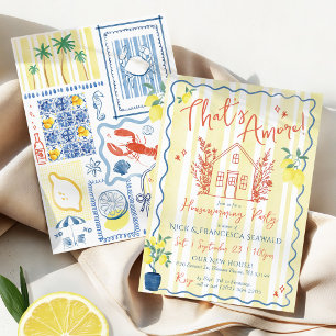 Invitation C'est l'Amour Maison de Côte Tirage Main Chauffage