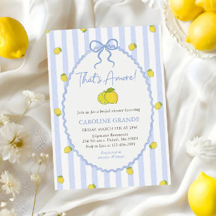 Invitation C'est l'Amour Mariage Italien au Citron