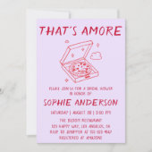 Invitation C'est l'Amour Pizza Baby Shower (Devant)