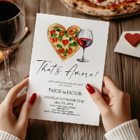 C'est l'amour ! Pizza Vin Mariage Fiançailles Fête