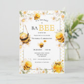 Invitation C'est le Baby shower Buzz Bumble Bee (Debout devant)