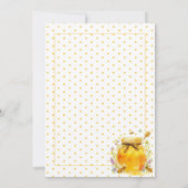 Invitation C'est le Baby shower Buzz Bumble Bee (Dos)