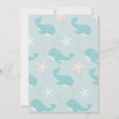 Invitation C'est le Big One Blue Whale 1er anniversaire (Dos)