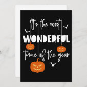 Invitation C'est le Citrouille le plus merveilleux de l'année (Devant / Derrière)