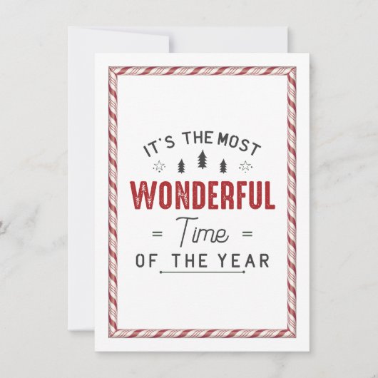 Invitation C'est le moment le plus merveilleux (Devant)