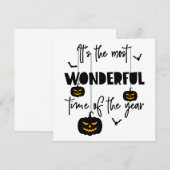 Invitation C'est le moment le plus merveilleux de l'année Hal (Devant / Derrière)