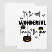 Invitation C'est le moment le plus merveilleux de l'année Hal (Devant / Derrière)