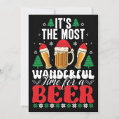 Invitation C'est le moment le plus merveilleux pour une fête  (Devant)