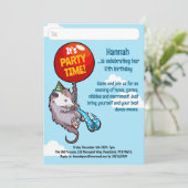 Invitation C'est le TEMPS DE LA FÊTE Ajoutez vos coordonnées  (Debout devant)