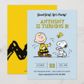 Invitation C'est les arachides ! Quel chagrin ! Faisons la fê (Devant / Derrière)