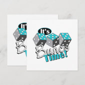 Invitation C'est l'heure de Bunco ! (Devant / Derrière)