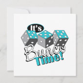 Invitation C'est l'heure de Bunco ! (Dos)