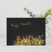 Invitation C'est l'heure de faire la fête (Debout devant)
