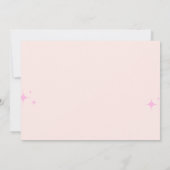 Invitation C'est l'heure de faire la fête, belle fête d'anniv (Dos)