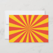 Invitation C'est l'heure de faire le tour, fête d'anniversair (Dos)